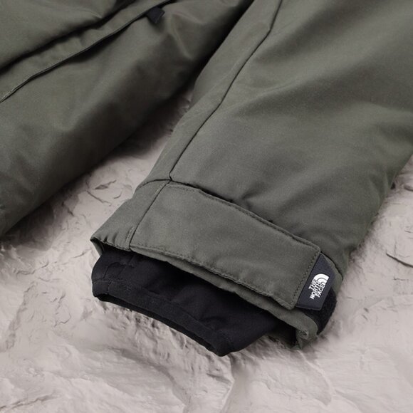 The North Face Dark Green Hooded Workwear Down Jacket - Picture 6 of 8